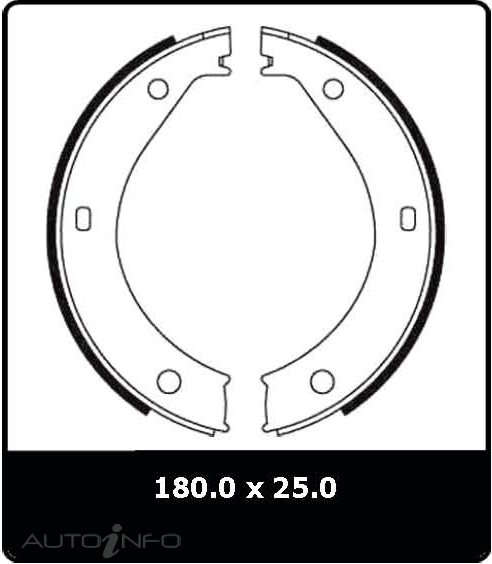 PTX HANDBRAKE SHOE BMW 3 SERIES E36