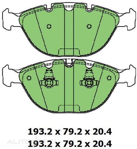 PROTEX ULTRA PLUS DISC PAD SET