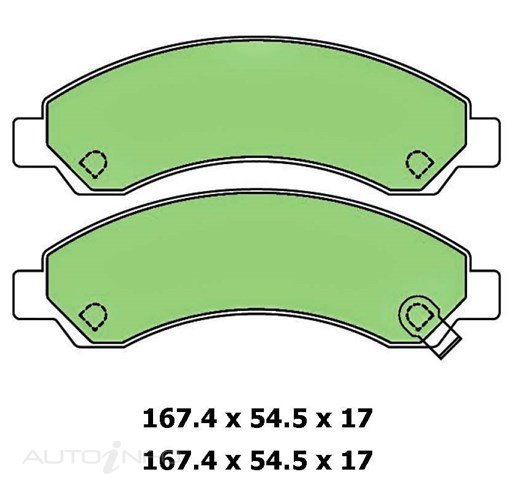 PTX 4WD DISC PAD SET