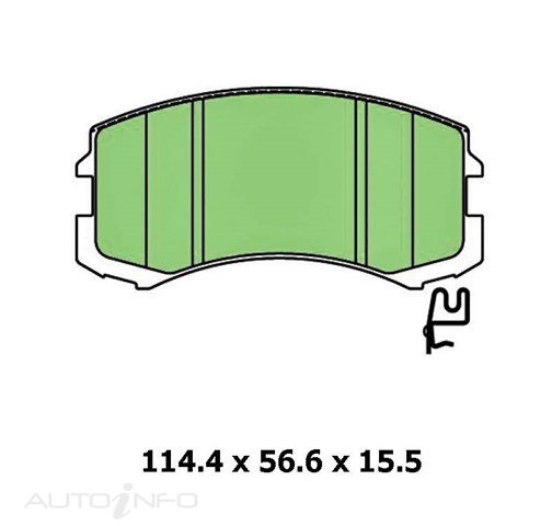 PROTEX ULTRA PLUS DISC PADS W/HARDWARE