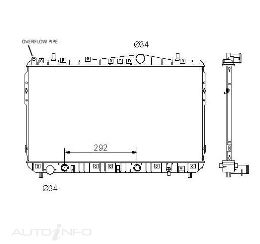 PTX RADIATOR DAEWOO LACETTI