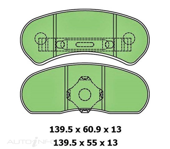 PTX BLUE DISC PADS