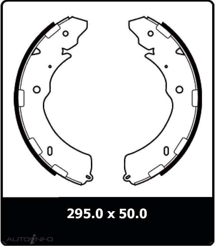 PTX BRAKE SHOE TRITON D-MAX