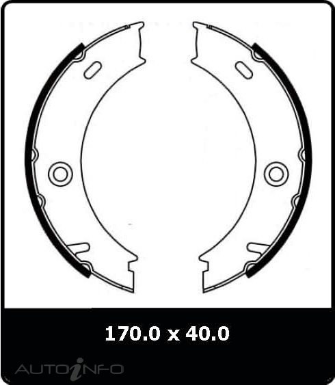 PTX HANDBRAKE SHOES MERCEDES SPRINTER