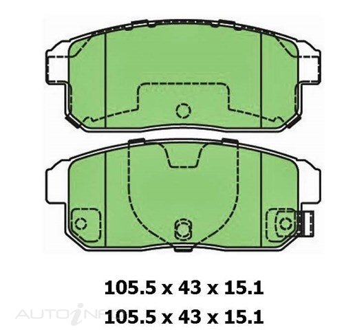 PTX BLUE DISC PADS