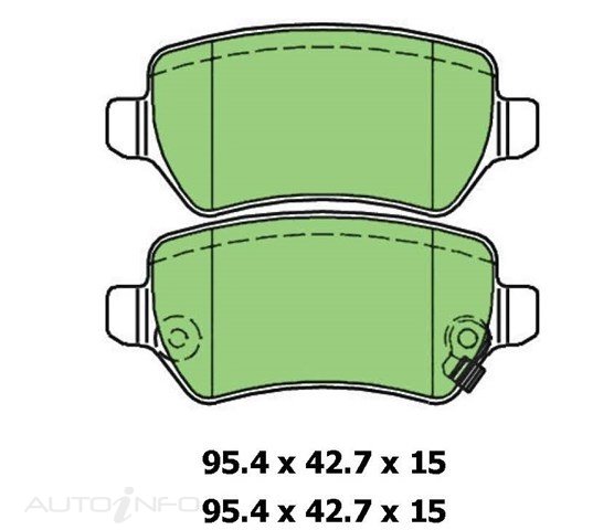 PROTEX ULTRA PLUS DISC PADS W/HARDWARE