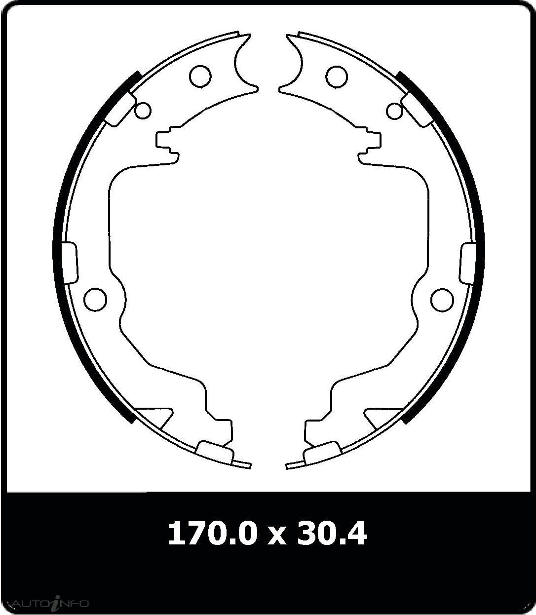 PTX HANDBRAKE SHOE SET