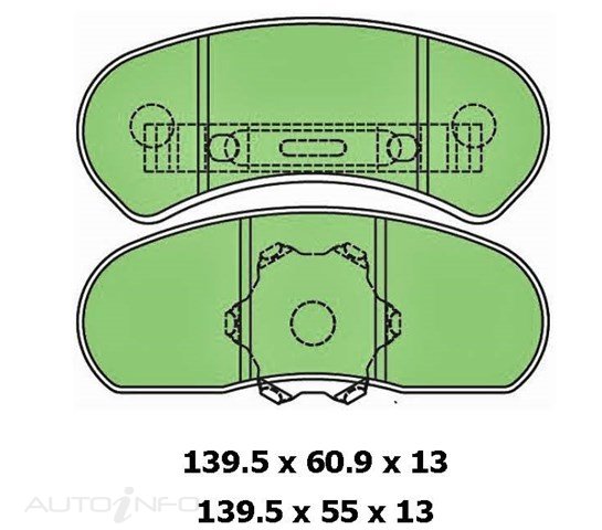 PTX BLUE DISC PADS