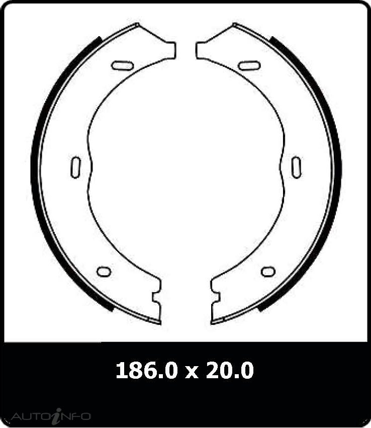 PTX HANDBRAKE SHOES MERCEDES VITO VIANO
