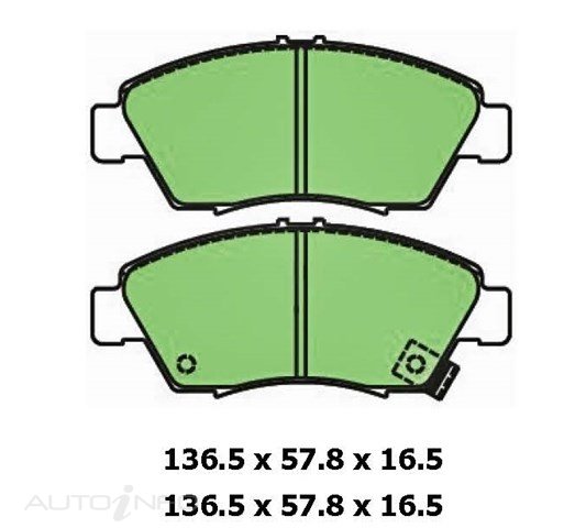 PROTEX ULTRA PLUS DISC PADS W/HARDWARE