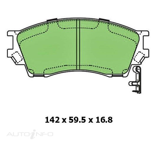 PTX BLUE DISC PAD SET