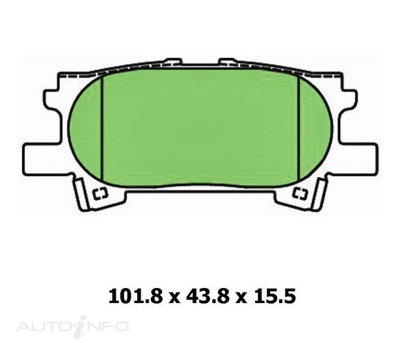 PTX 4WD DISC PAD SET