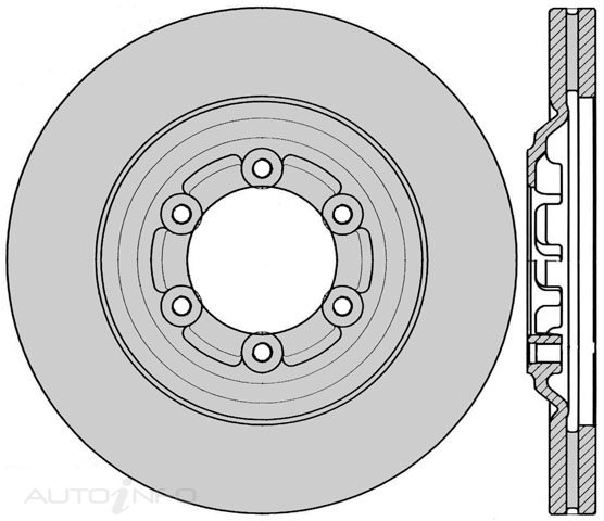 PTX ULTRA ROTOR ISUZU DMAX 3.0L TD FRONT