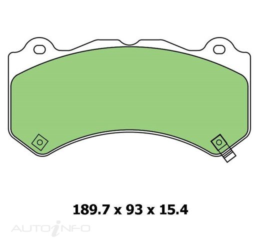 PTX 4WD DISC PAD SET