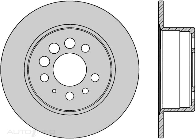 PTX ULTRA ROTOR VOLVO 240 260 REAR