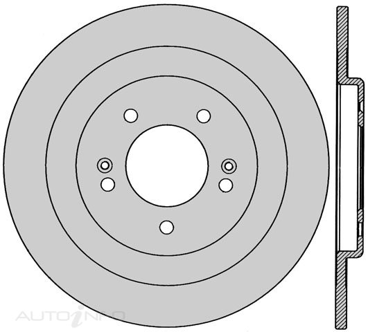 PTX ULTRA ROTOR HYUNDAI I40 VF REAR