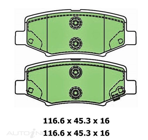 PTX 4WD DISC PAD SET