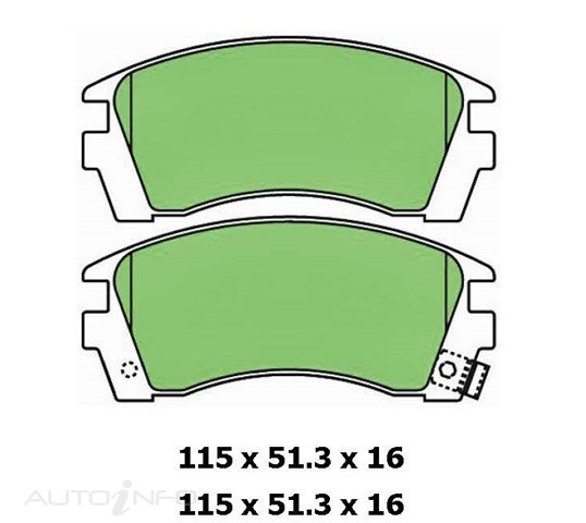 PTX BLUE DISC PADS
