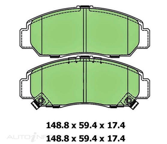 PTX BLUE DISC PAD SET