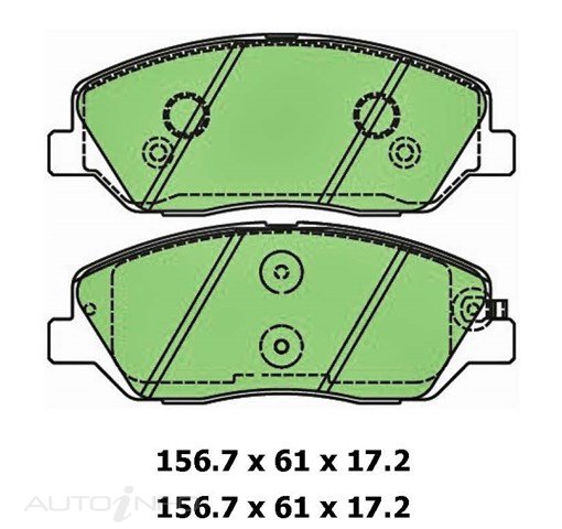 PTX 4WD DISC PAD SET