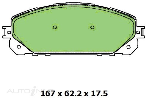PTX 4WD DISC PAD SET