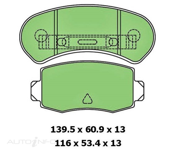PTX BLUE DISC PADS