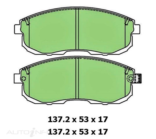 PROTEX ULTRA PLUS DISC PAD SET