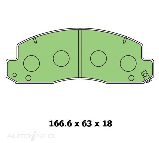 PTX BLUE DISC PADS