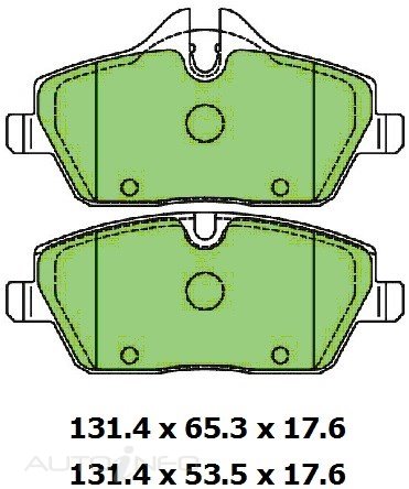 PROTEX ULTRA PLUS DISC PAD SET