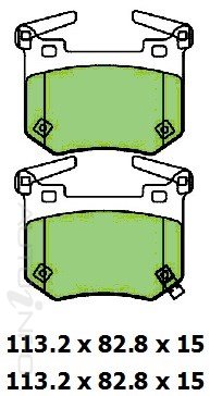 PROTEX ULTRA PLUS DISC PAD SET