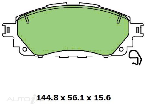 PTX 4WD DISC PAD SET