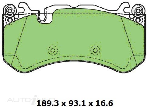 PROTEX ULTRA PLUS DISC PADS W/HARDWARE