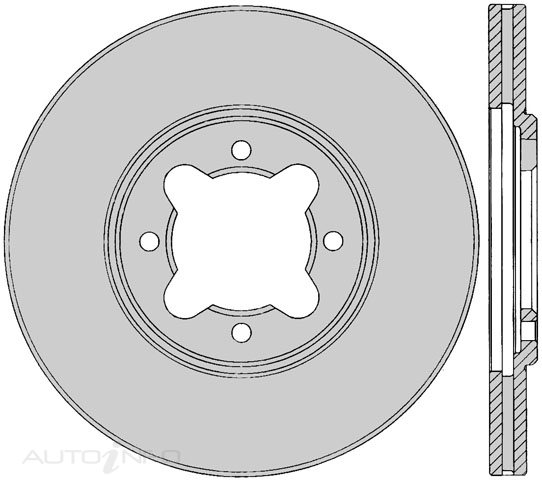 PTX ULTRA ROTOR TOYOTA CELICA FRONT