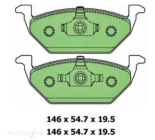 PROTEX ULTRA PLUS DISC PADS W/HARDWARE