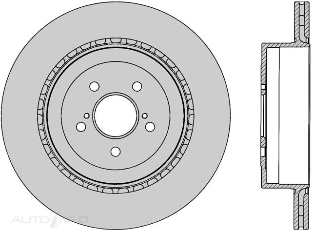 PTX ULTRA ROTOR SUBARU WRX REAR 2002 ON