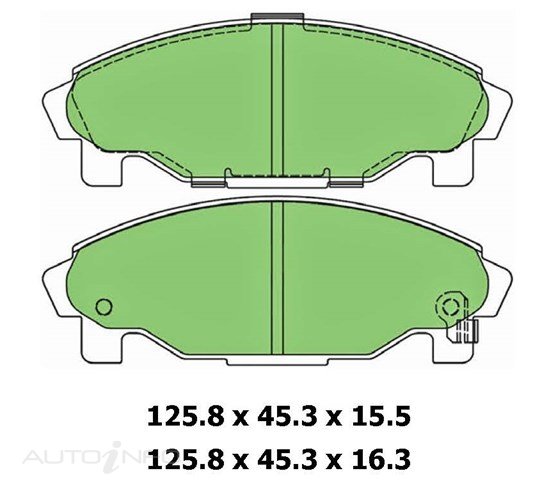 PTX BLUE DISC PAD SET