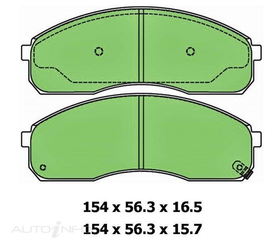 PTX BLUE DISC PAD SET