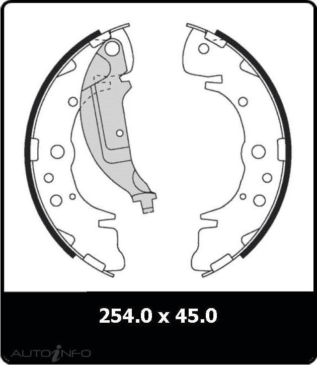 PTX BRAKE SHOE SETS HYUNDAI