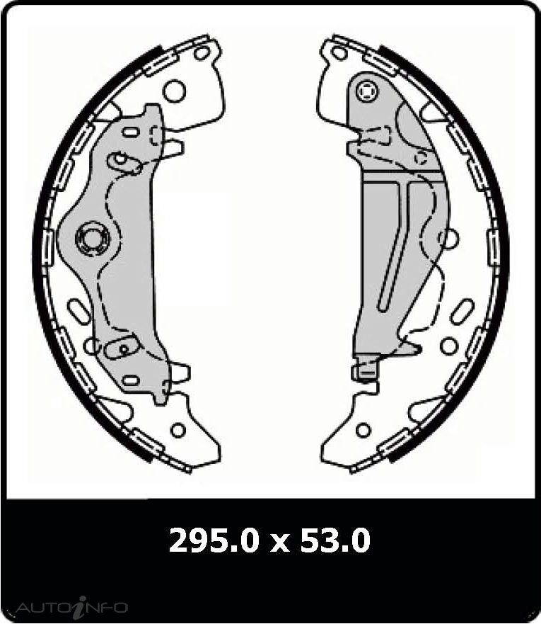 PTX BONDED BRAKE SHOE