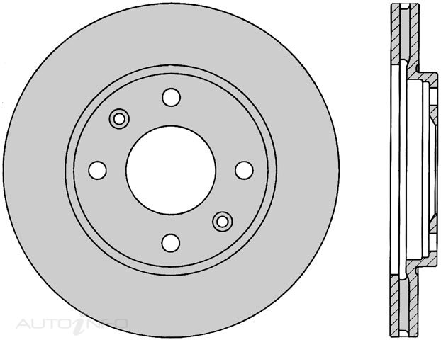 PTX ULTRA ROTOR PEUGEOT FRONT 87-97
