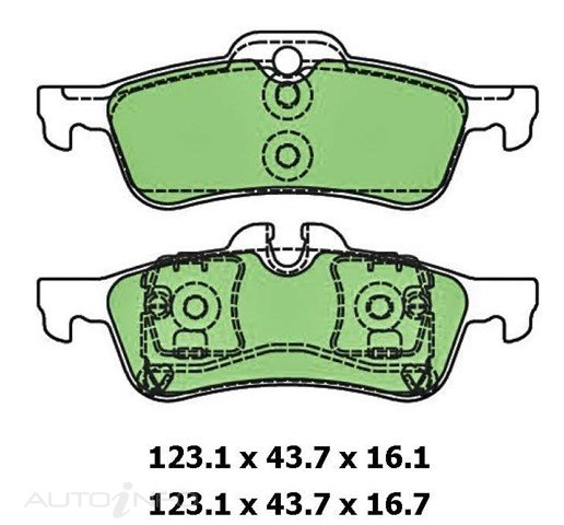 PTX BLUE DISC PADS