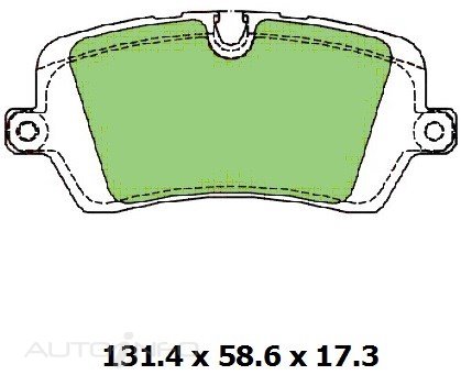 PROTEX ULTRA PLUS DISC PADS W/HARDWARE