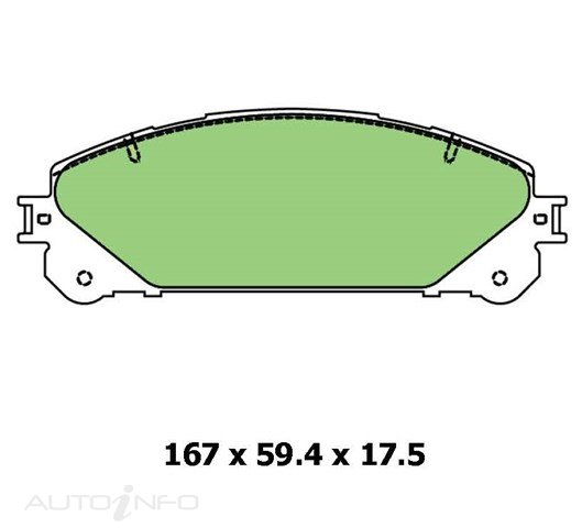 PTX 4WD DISC PAD SET