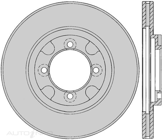 PTX ULTRA ROTOR FORD TELSTAR FRONT