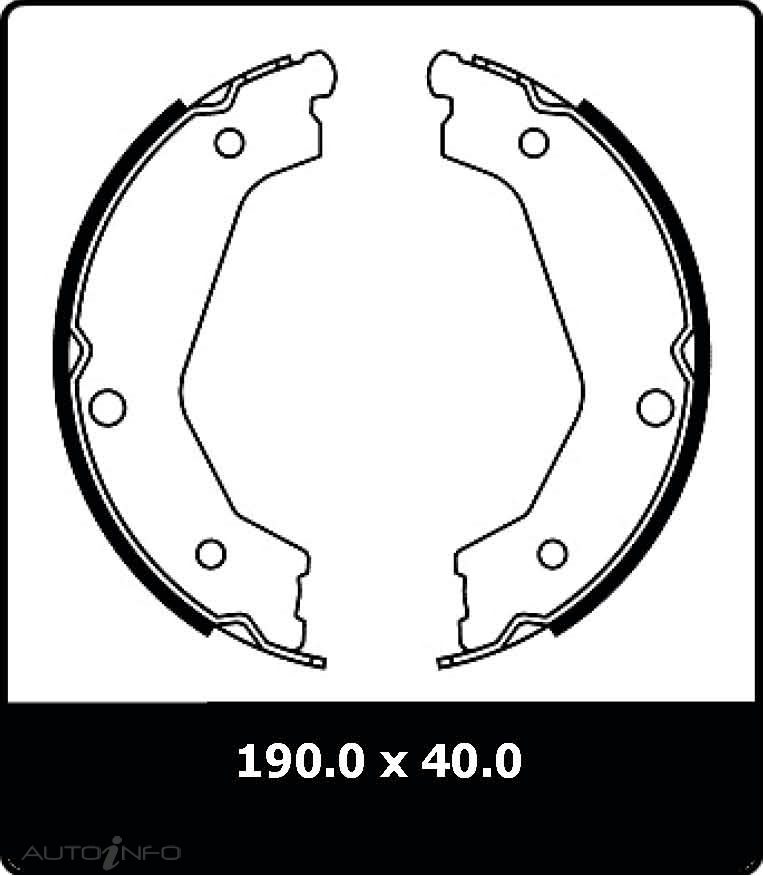 PTX BRAKE SHOE KIA SORENTO