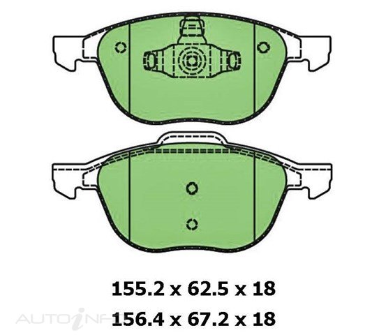 PROTEX ULTRA PLUS DISC PADS W/HARDWARE