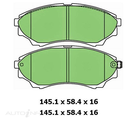 PROTEX ULTRA PLUS DISC PAD SET