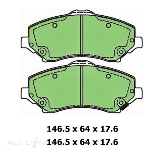 PTX 4WD DISC PAD SET