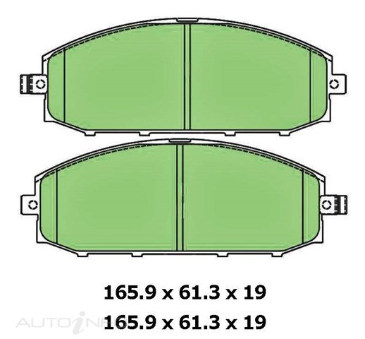 PROTEX ULTRA PLUS DISC PAD SET