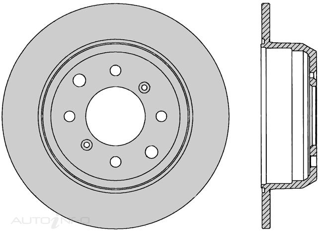 PTX ULTRA ROTOR ALPHA GTV REAR 66-73